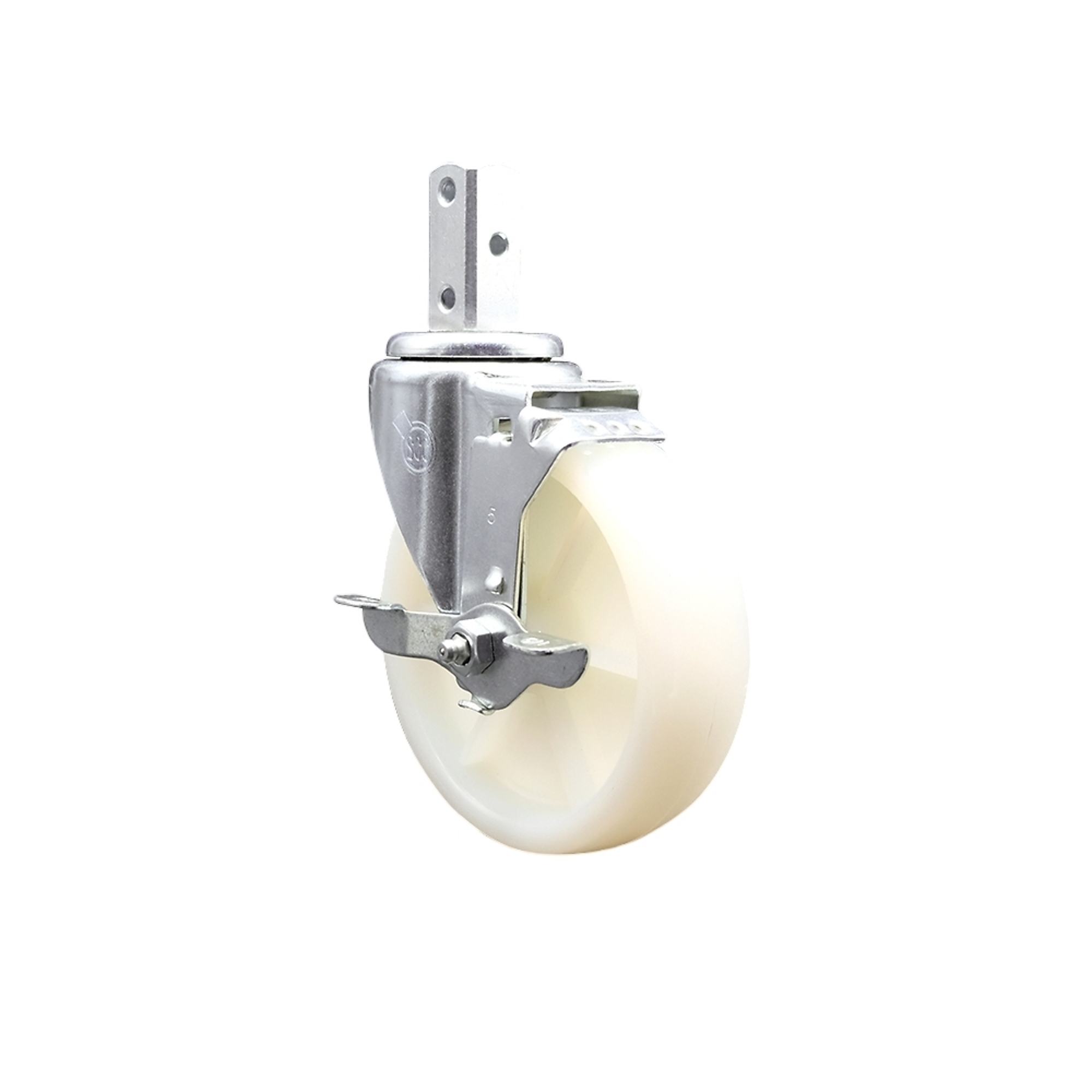 Service Caster, 5in. x 1 1/4in. Stem Caster, Wheel Diameter 5 in, Caster Type Swivel, Package (qty.) 1, Model# SCC-SQ20S514-NYS-TLB-78
